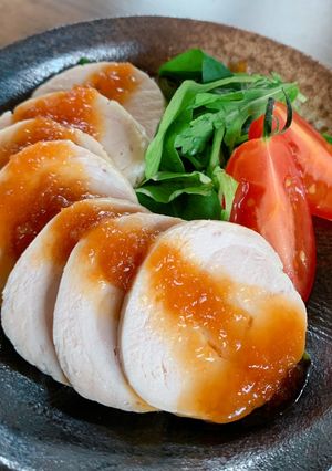 圧力鍋で作る鶏ハム-レシピのメイン写真
