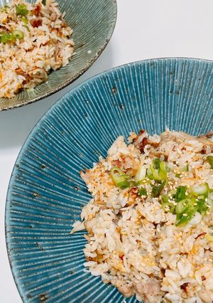牛こまとまいたけのチャーハン-レシピのメイン写真