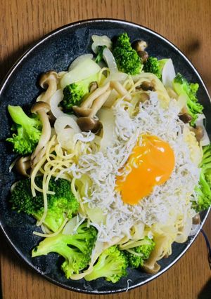 シラスのガーリックパスタα-レシピのメイン写真