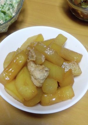 冬瓜を鶏もも肉とトロトロ炒め煮-レシピのメイン写真