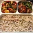 フードマン*豚とトマトのニラ玉弁当*