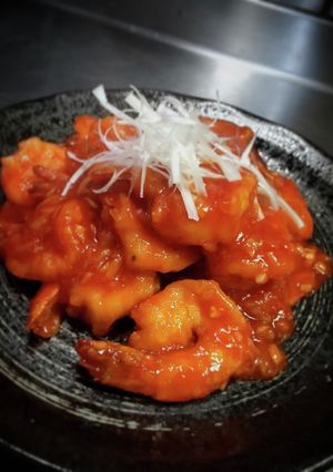 海老のチリソース炒め❨(@≧↺≦@)❩ノ-レシピのメイン写真