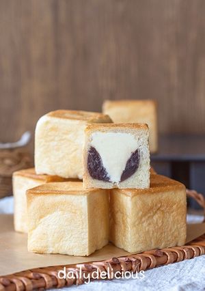 小倉トーストキューブ-レシピのメイン写真