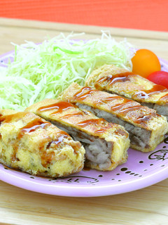 大判油揚げのとんかつ-レシピのメイン写真
