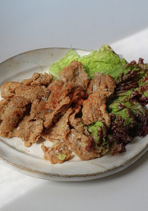 箸が止まらない!ネギ塩焼肉風ソイミート-レシピのメイン写真