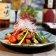 夏野菜のピリ辛桃屋サラダ♪ૢ