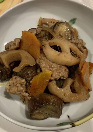 優しいお味★ひき肉とナスの味噌炒め-レシピのメイン写真