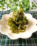レンジで簡単！ピーマンのふりかけ和え