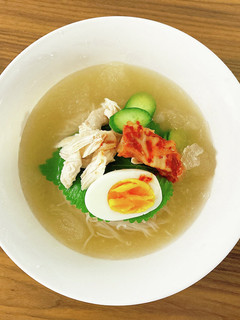 鶏ササミでヘルシーあっさり水冷麺-レシピのメイン写真