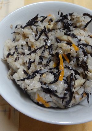 パッククッキングで作るひじきご飯-レシピのメイン写真