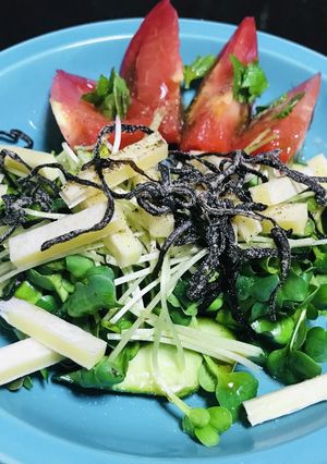 チータラ入り！夏のさっぱりサラダ-レシピのメイン写真