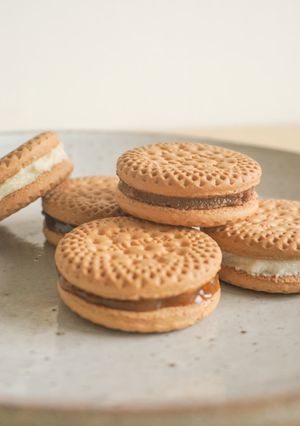 バタークリームのビスケットサンド-レシピのメイン写真