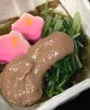 腸活に♪めかぶ・生麩・水菜くるみ味噌和え