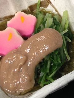 腸活に♪めかぶ・生麩・水菜くるみ味噌和え-レシピのメイン写真