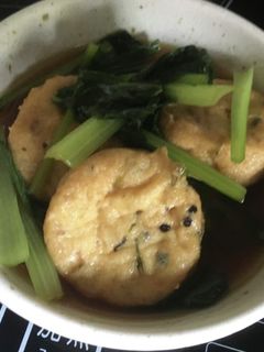小松菜とがんもどきの煮込み-レシピのメイン写真