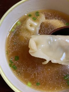 夜食にも!簡単☆餃子スープ-レシピのメイン写真