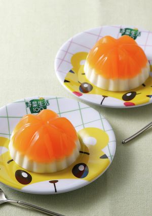 子どもが喜ぶ！2色寒天-レシピのメイン写真