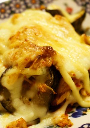 茄子ツナキムチのマヨチーズ焼き-レシピのメイン写真