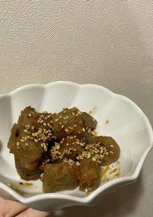 ごま味噌コンニャク-レシピのメイン写真