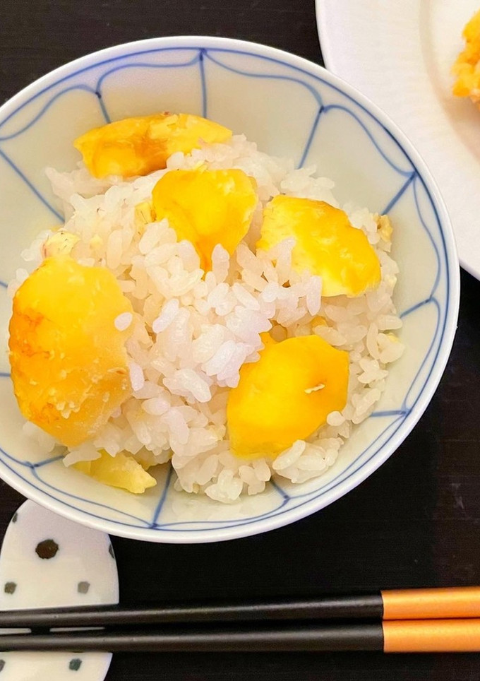 秋のご馳走♡ほくほく栗ごはん-レシピのメイン写真