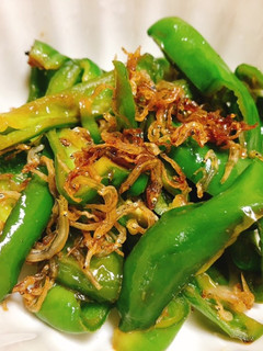 【時短】ちりめん雑魚とピーマンの醤油炒め-レシピのメイン写真