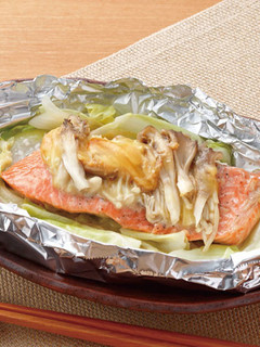 鮭ときのこの味噌チーズ焼き-レシピのメイン写真