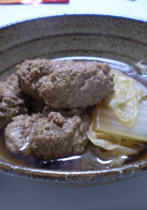 白菜がおいしい♪肉団子の白菜煮-レシピのメイン写真