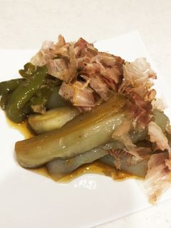 白なすとピーマンの煮浸し-レシピのメイン写真
