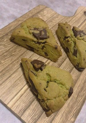 HMで抹茶チョコスコーン-レシピのメイン写真