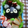 キャラ弁❤逆パンダ弁当~♬♪