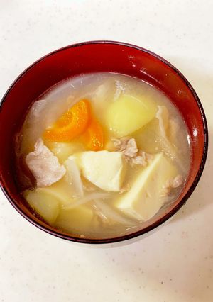 家にある材料で簡単豚汁^^-レシピのメイン写真