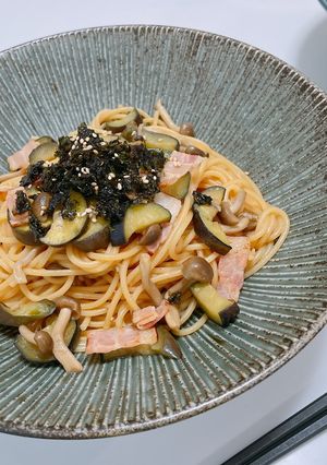 なすとベーコンの和風パスタ-レシピのメイン写真