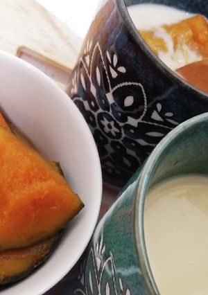 ぶっこみ☆カボチャ煮物⇒カボチャミルク♪-レシピのメイン写真