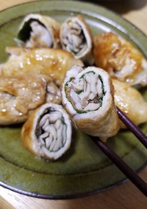 舞茸コリコリ梅しそ豚肉巻き-レシピのメイン写真