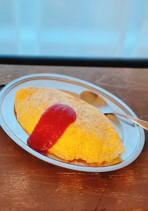 喫茶店な★薄焼き卵オムライス★-レシピのメイン写真