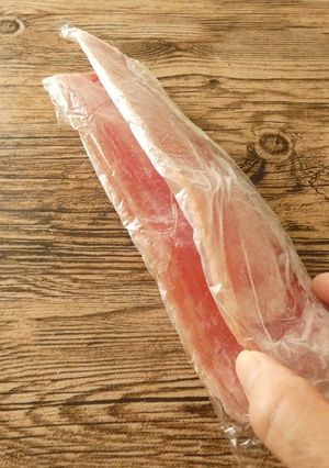 ベーコンの保存は蛇腹冷凍がラクラク-レシピのメイン写真