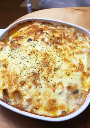 濃厚ホワイトソースのチキンドリア-レシピのメイン写真