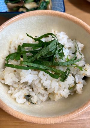 大葉とゴマの香味ごはん-レシピのメイン写真