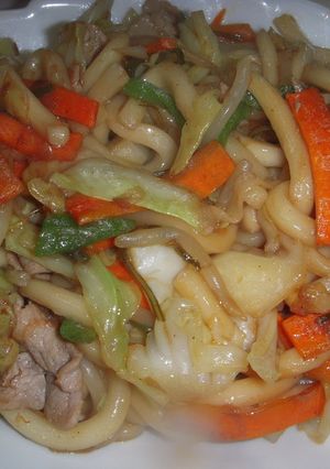 和風味の焼きうどん-レシピのメイン写真