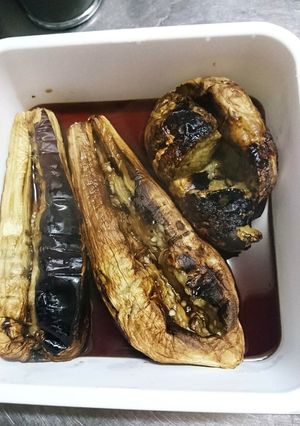 焼きナスは、先に皮を剥いて焼きます〜-レシピのメイン写真