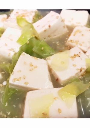 優しい味。簡単☆豆腐キャベツあん-レシピのメイン写真
