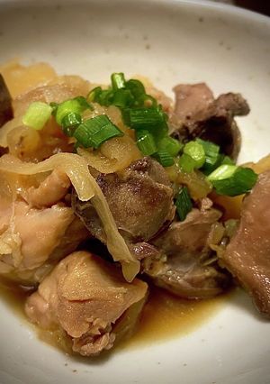 [母直伝]鳥肝とじゃがいもの煮たん-レシピのメイン写真