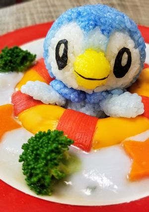 ポッチャマの海水浴-レシピのメイン写真