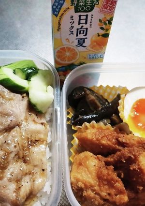旦那弁当（8/19）-レシピのメイン写真