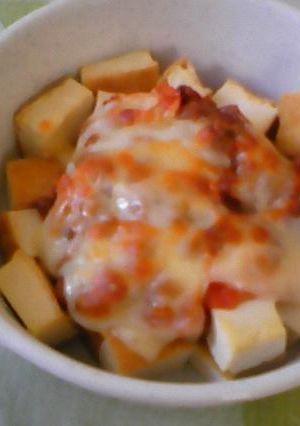 厚揚げ☆納豆キムチのチーズのせ☆-レシピのメイン写真