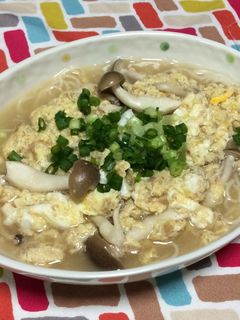 超簡単☆うま塩ふんわりかき玉にゅうめん♫-レシピのメイン写真