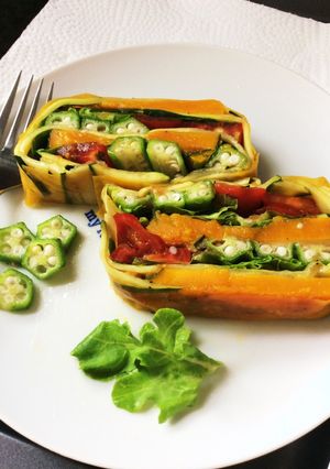 ベジートで夏野菜のミルフィーユ ビーガン-レシピのメイン写真