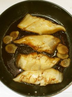 カレイの煮付け♪簡単フライパン夏の食養生-レシピのメイン写真