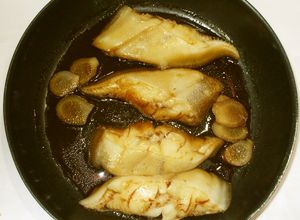 カレイの煮付け♪簡単フライパン夏の食養生-レシピのメイン写真