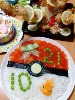 モンスターボール☆ちらし寿司-レシピのメイン写真